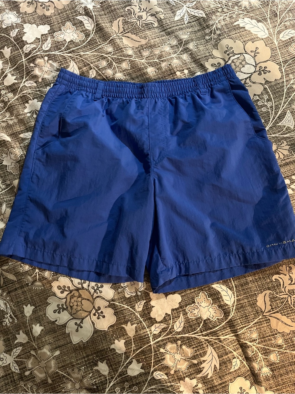 Columbia Kids Blue Elastic Waist Athletic Shorts